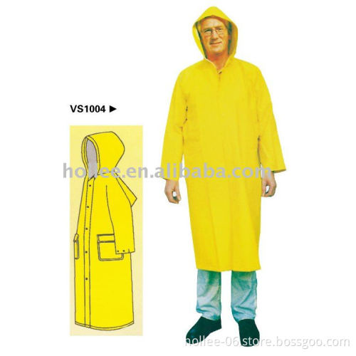 pvc/polyester raincoat